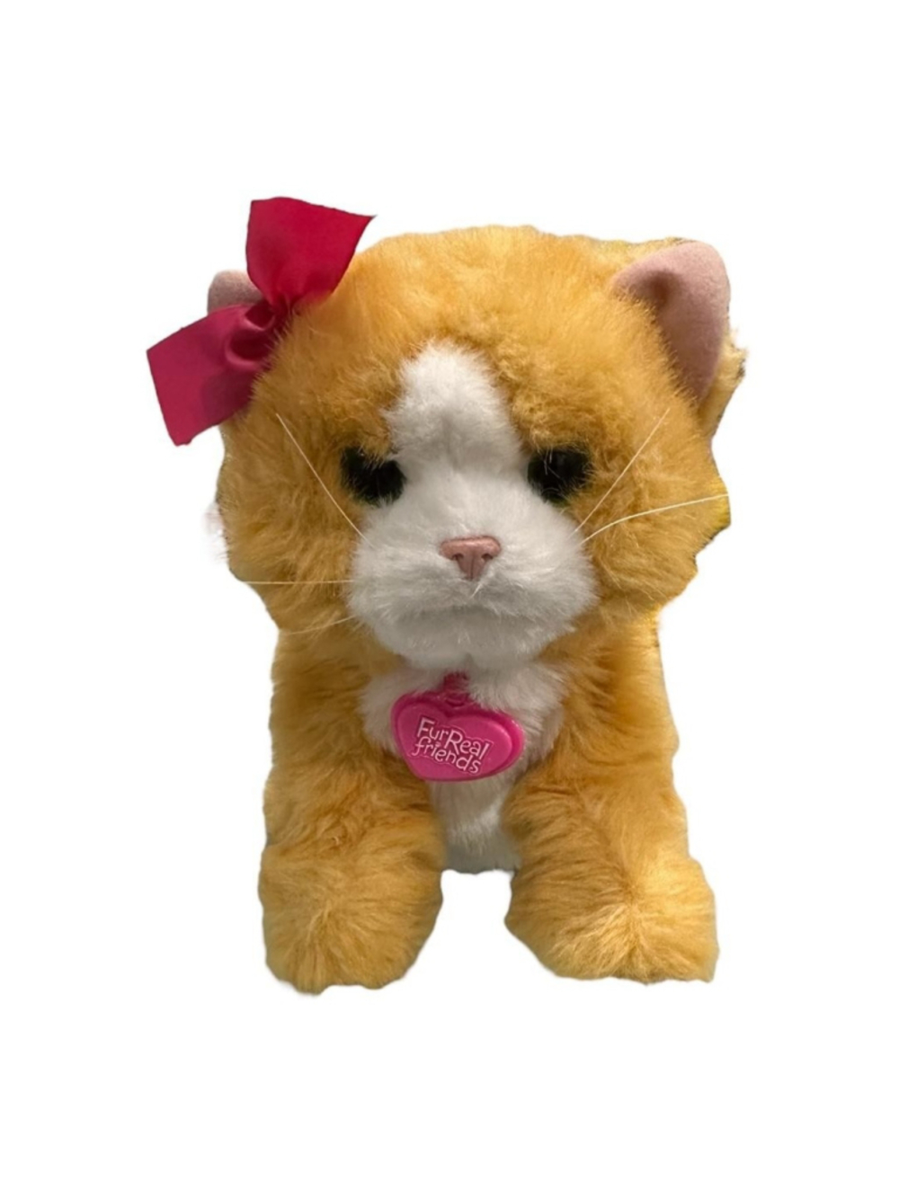 FurReal Friends Daisy Play With Me Orange Tabby Interactive Cat Hasbro Works